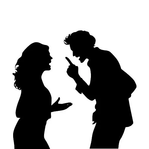 Illustration depicting emotional stress, unspoken frustrations, and communication breakdown between partners — common reasons why husbands raise their voice in marriage